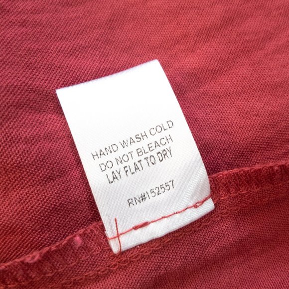 Polagram Red Long Sleeve Peplum Top with Folk Inspired Floral Embroidery Size M - Picture 11 of 12